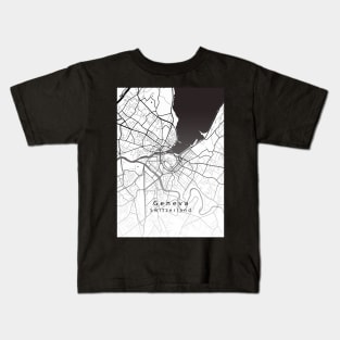 Geneva Switzerland City Map Kids T-Shirt